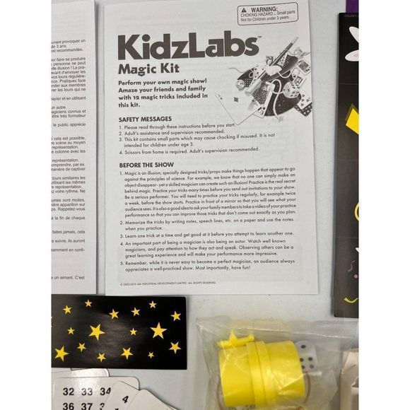 4M Kidz Labz Magic Kit Tricks Assortment Toy Over Age 8 - Picture 7 of 16